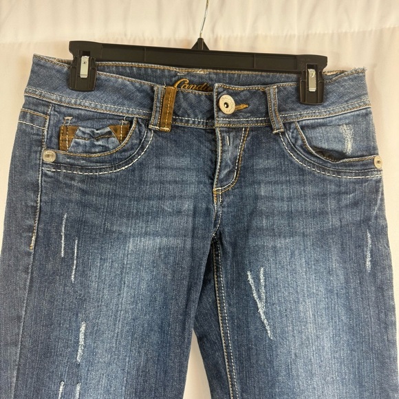 Candies Jeans Blue Denim Stretch
Cuffed Capri Size 3 (28x14) - Picture 3 of 9